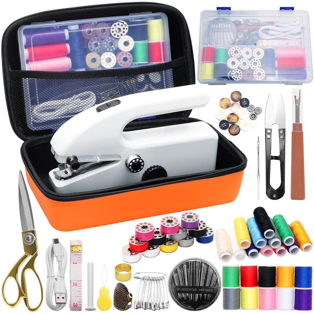 Aureqilin Hand Held Sewing Machine with 112-Piece Kit